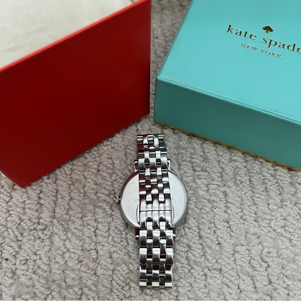 Kate Spade Monterey mother of pearl dial stainless steel watch - Picture 3 of 16